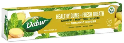 Pastë dhëmbësh Dabur Ginger Mint, 100g, pa fluoride
