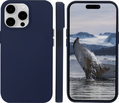 Mbajtëse telefoni Dbramante1928 Iceland Ultra D3O MagSafe, për iPhone 15 Pro, blu e errët