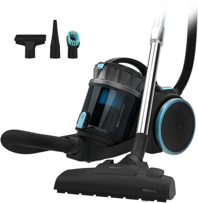 Fshesë me korent Cecotec Conga Rockstar Multicyclonic XL, 800W, 4L, e zezë