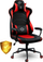 Karrige gaming Sofotel Katarina, ergonomike, eko lëkurë, e zezë