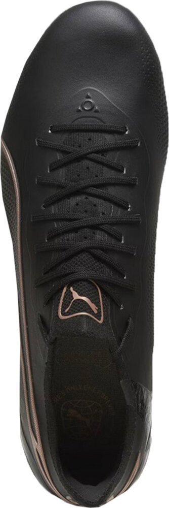 Patika futbolli Puma King Ultimate FG AG 107563 07, për bar edhe tapet, e zezë