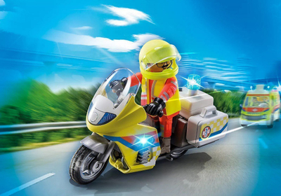 Set lojrash Playmobil City Life 71205, motor emergjence me drita, 20 pjesë, shumëngjyrësh