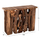 Konzolë teak natyral 100×35×75 cm (FB99336)