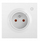 Prizë murale smart Sonoff WS01TPE-E, WiFi Matter, 4000W 16A, e bardhë