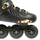 Patina inline Nils Extreme NA20002, ABEC9, numri 41, të zeza me të arta