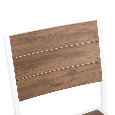Karrige Saga prej alumini 46x52x86Hcm (HM6063.01), bardhë