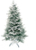 Pemë artificjale Classic Christmas Tree, 180 cm, me borë dekorative, jeshile me të bardhë