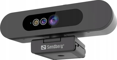 Kamerë web Sandberg Face-ID Webcam 2, Full HD 1080p, mikrofon stereo, e zezë