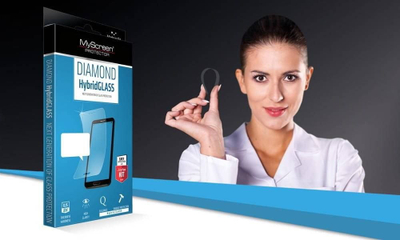 Film mbrojtës MyScreen Diamond Hybrid Glass për Apple iPhone 12 Mini, 0.15mm, 8H, transparent