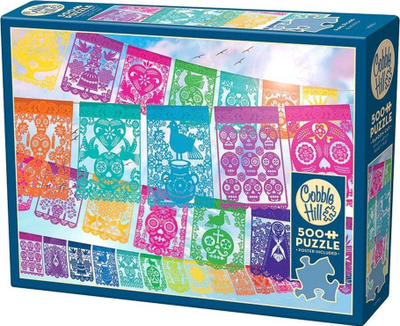 Puzzle “Papel Picado”, 1000 copa, 49 x 68 cm, shumëngjyrësh