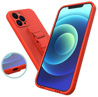 Kapak telefoni për Xiaomi Poco X4 Pro 5G, silikoni, me rrip, jeshil