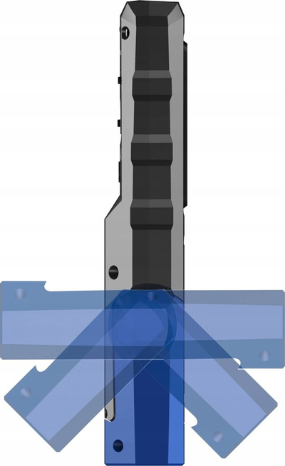 Llambë pune Osram Viking Explorer B6742, LED, rikarikueshme USB C, gri blu