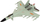 Avion lodër luftarak Leantoys J-15, me mekanizëm me fërkim, shkallë 1:72, gri