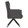 Kolltuk ngrënieje Zorin 64x66x94,5Hcm (HM9846.03), gri/ zezë