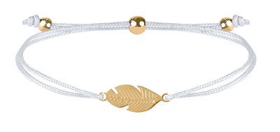 Byzylyk Troli Feather, i bardhë/artë