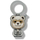 Varëse çelsash Nimmy Cool&amp;Cute 2.0 Bear, magnetike, gri