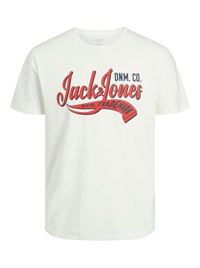 Maicë Jack&Jones JJELOGO Standard Fit 12233594 Cloud Dancer