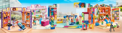 Set lojrash Playmobil My Life 71539, Clothing Stall, shumëngjyrësh