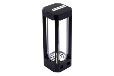 Rezervuar uji Watercool Heatkiller 150mm, tub xhami borosilikat, 375ml, i zi