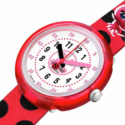 Orë për fëmijë Flik Flak Miraculous Ladybug ZFPNP106, e kuqe