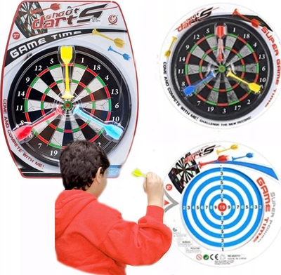 Shigjeta magnetike me tabelë MEGA CREATIVE 544656, lojë dart, për fëmijë dhe të rritur, shumëngjyrëshe