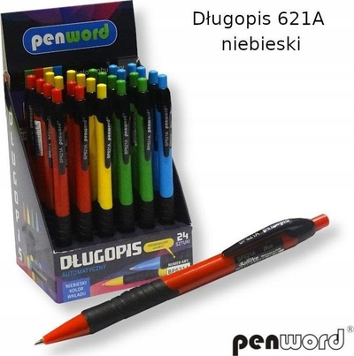 Set stilolapsash Teka, ballpoint, bojë blu, 24 copë