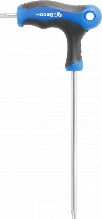 Çelës T Torx Hogert Technik HT1W871, T20, 100mm, çelik mjetesh
