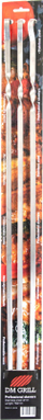 Shkopinj metalikë për skarë Sourcing GR-073, 53 cm, set 3 copë, argjendtë