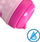 Gotë për kalamaj Chicco Luminous Cup, 266ml, 14m+, rozë