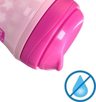 Gotë për kalamaj Chicco Luminous Cup, 266ml, 14m+, rozë