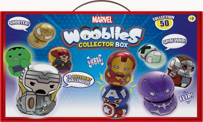 Figura Tm Toys Marvel Wooblies, 4 copë