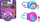 Set loje Polly Pocket Pocket on the Go, kompakt, për udhëtim, shumëngjyrësh