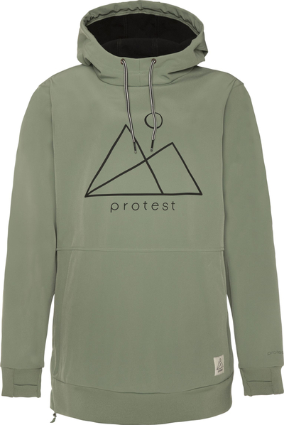 Xhaket ski Protest Zions Anorak 2022, softshell, që s’e kap uji 10K, jeshile Juniper