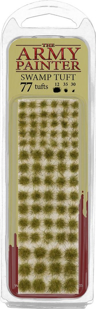 Set bari dekorativ Army Painter Swamp Tuft, 77 copë, për miniatura, jeshile kënetore