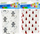Qese dekorative prej pëlhure Craft with Fun CF, 10x14cm, set me 3 copë, shumëngjyrëshe