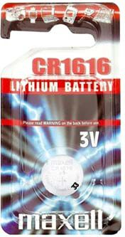 Bateri Maxell LongLife Extra CR1616, 55 mAh