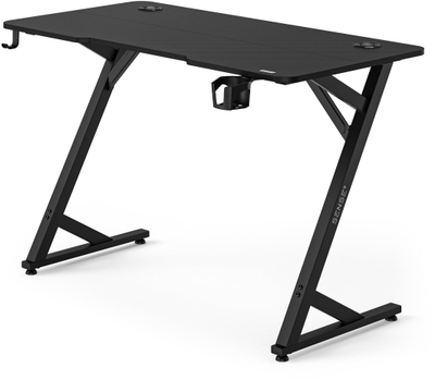 Tavolinë gaming SENSE7 VAMO, 120x60 cm, strukturë çeliku, e zezë