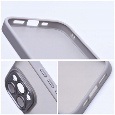 Kapak telefoni OEM VARIETE për iPhone 17 Air Steel, me xham për kamera, gri