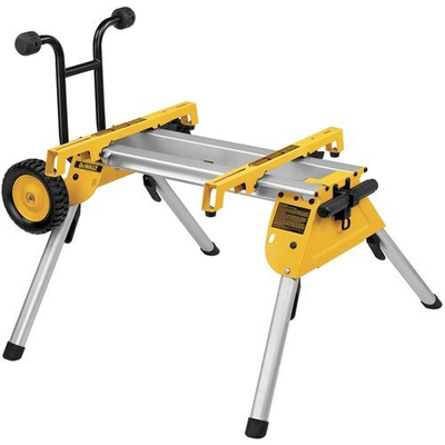 Работна маса држач Dewalt DE7400 XJ, алуминиумска, со тркала, жолта