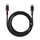 Кабел полнач Baseus Dura, USB C во USB C, 100W, 2m, црвено-црн