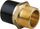 Adaptor plastike Georg Fischer 40 x 1" M, për tuba PE, ngjyrë gri