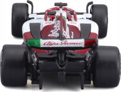 Maket makine BBurago Alfa Romeo C42, shkalla 1:43, sezoni 2022, e kuqe me të bardhë