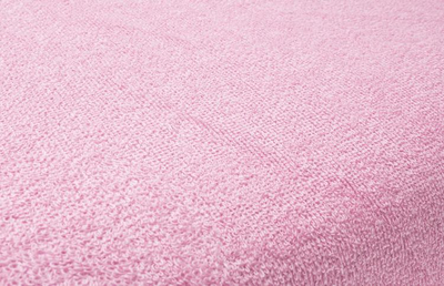 Çarçaf pambuku i papërshkueshëm nga uji Sensillo Frottee, 120x60 cm, për krevat fëmije, rozë