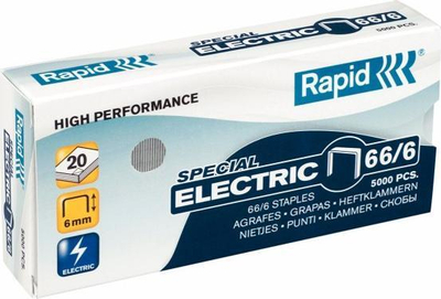 Kapsa zyre Rapid Strong 66/6, të galvanizuara, 5000 copë