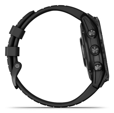 Orë sportive Garmin Fenix 7 Pro Solar, 1.3", GPS, e zezë