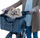 Çantë për qenin për biçikletë Kerbl Bike Dog Carrier, për në timon biçiklete, me shirita që ndriçojnë, gri
