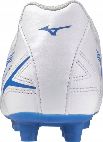 Këpucë futbolli për fëmijë Mizuno Monarcida Neo III Select Jr FG, nr 37, fushë natyrale, të bardha