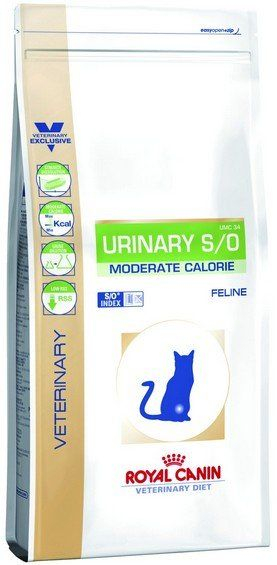 Ветеринарна диетална храна за мачки Urinary S/O со умерени калории, UMC34, 7 kg