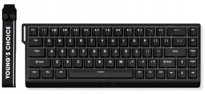 Tastierë mekanike MCHOSE MC Ace68 8, 68 taste, RGB, Ice Blue