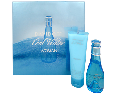 Set Davidoff Cool Water Wave Woman - eau de toilette 50 ml + losion për trup 75 ml